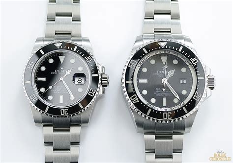 rolex submariner vs sea dweller